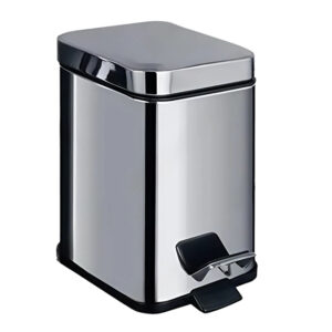 Thùng rác inox đạp chân 6L