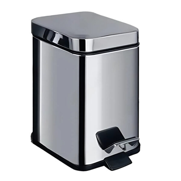 Thùng rác inox đạp chân 6L