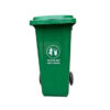 Thùng rác nhựa 120L màu xanh