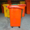 Thùng rác nhựa 60L màu cam