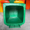 Thùng rác nhựa 60L màu xanh