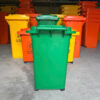 Thùng rác nhựa 60L màu xanh
