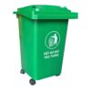 Thùng rác nhựa 60L màu xanh