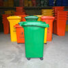 Thùng rác nhựa 60L màu xanh