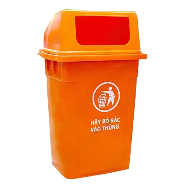 Thùng rác nhựa nắp hở dung tích 90 lít
