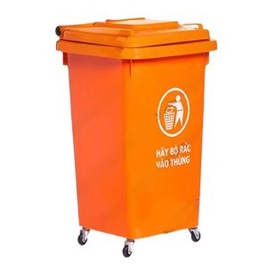Thùng rác nhựa nắp kín dung tích 90 lít