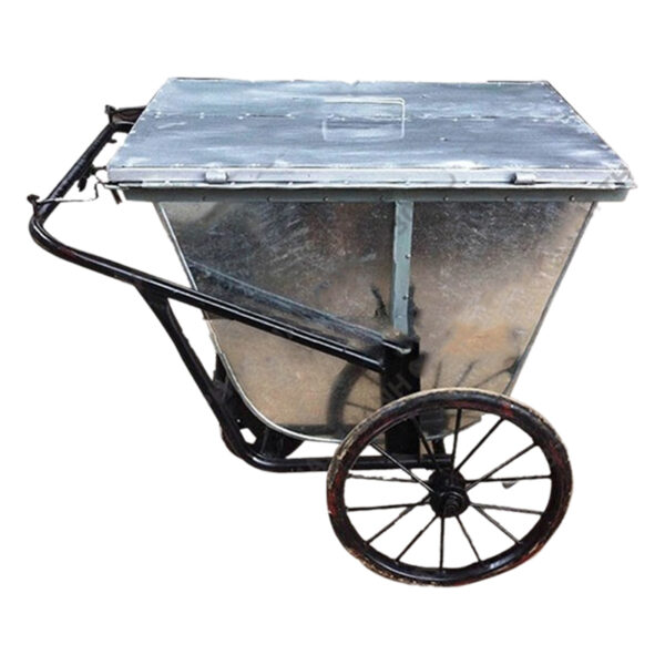Xe gom rác 400 có nắp ở thùng