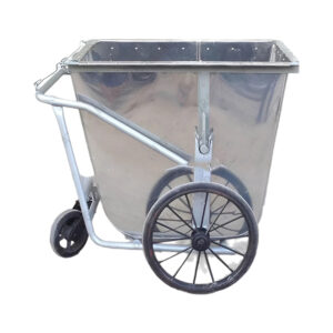 Xe gom rác 500 lít Inox