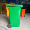 Thùng rác nhựa 240L màu xanh
