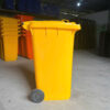 Thùng rác nhựa 240L màu vàng