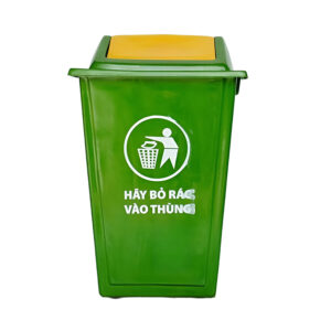 Thùng rác cố định 60 lít bập bênh