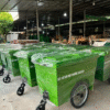 Thùng Composite 660 lít ba bánh bền đẹp