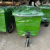 Thùng Composite 660 lít ba bánh bền đẹp