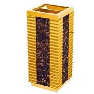 Thùng rác có gạt tàn bằng gỗ