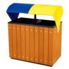 Thùng rác gỗ đôi A78-G