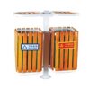Thùng rác ngoài trời bằng gỗ PG D-X011