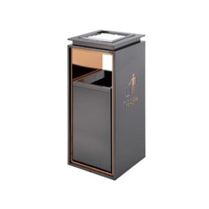 Thùng rác inox sảnh đẹp sang trọng, phủ Nano chống bám vân tay A8