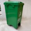 Thùng rác 40L dậm chân có bánh xe