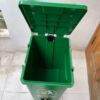 Thùng rác 40L dậm chân có bánh xe